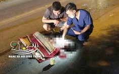 Nam Định: 2 bà cháu đi xe đạp sang đường, bị ô tô khách 45 chỗ tông tử vong