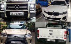 Đây là những chiếc xe mang biển "ngũ quý" 9 tại Tp.HCM, toàn "anh tài" quen mặt
