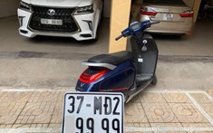 Góc biển đẹp: Vinfast Klara biển "tứ quý" 9 chung nhà cùng Lexus LX570 "tứ quý" 8 ở Nghệ An