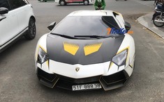 Lamborghini Aventador tam hoa 8 quay trở lại Sài thành với bộ áo mới và "khẩu pháo" của Novitec