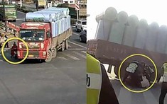 Video cảnh sát cứu thoát hai mẹ con khỏi tay tử thần khiến cư dân mạng cảm phục