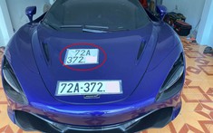 Sau "khẩu pháo" của FI, McLaren 720S màu tím được chủ nhân cho ra biển Vũng Tàu