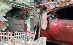 Ô tô lao vào nhà dân tông sập bức tường, nữ tài xế cho biết mới lấy bằng