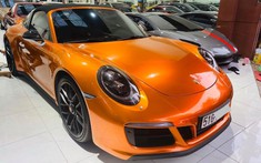 Tạm chia thay màu sơn giá 68 triệu đồng, Porsche 911 Targa 4 GTS độc nhất Việt Nam diện áo mới