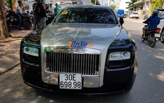 Cận cảnh Rolls-Royce Ghost cùng dàn xe biển siêu đẹp tại buổi rước dâu của Bảo Thy