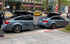Xôn xao với video chiếc BMW 4 Series kéo theo nửa "bản sao" di chuyển trên đường phố