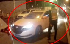 Bị cảnh sát kiểm tra, "ma men" không có giấy phép lùi ô tô gây tai nạn cho 3 xe khác