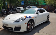 Không kém cạnh chồng, Bảo Thy cũng sở hữu chiếc sedan hạng sang Porsche Panamera 4S này