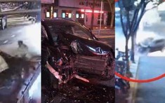 "Ma men" lái xe Mercedes-Benz điên cuồng trên đường phố gây tai nạn cho 3 ô tô khác