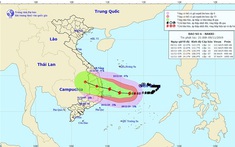 Bão số 6 giật cấp 14 vẫn đang hướng về Quảng Ngãi, Khánh Hòa