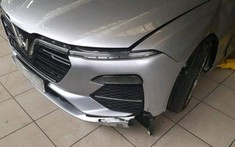 Mang VinFast Lux A2.0 đi sửa sau tai nạn, chủ xe giật mình khi biết thước lái đắt ngang một chiếc Kia Morning