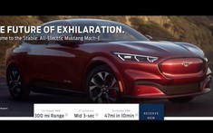 Ford Mustang Mach-E 2021 rò rỉ thiết kế, nội thất tối giản với màn hình giải trí "khổng lồ"