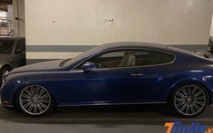Bentley Continental GT Speed "làm bạn" với bụi tại hầm đỗ xe ở Hà Nội