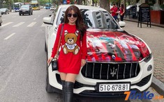 Cặp đôi Maserati lên dàn áo ủng hộ đội tuyển bóng đá Việt Nam ngay trước thềm trận đấu với Thái Lan