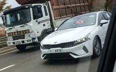 Kia Optima 2020 "trần trụi" chạy trên đường phố, ngày ra mắt không còn xa