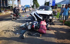 Bà Rịa - Vũng Tàu: Tai nạn liên hoàn giữa 2 ô tô và 2 xe máy, một người tử vong