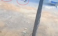 Lại xuất hiện thêm video học sinh rơi từ xe đưa đón xuống đường, vẫn là ở Đồng Nai
