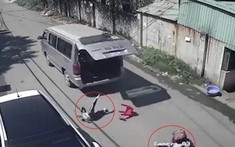 Video tài xế lái xe đưa đón cua ẩu khiến 3 học sinh tiểu học rơi xuống đường tại Đồng Nai
