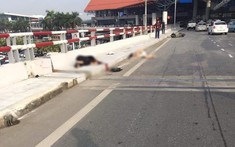 Video ghi lại khoảnh khắc xe máy "phóng như bay" trên cao tốc Nhật Tân - Nội Bài trước tai nạn khiến 2 phụ nữ tử vong