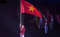 Đoàn thể thao Việt Nam diễu hành trong lễ khai mạc SEA Games 30