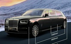 Diện kiện Rolls-Royce Phantom Limo dài hơn 7 mét, bọc giáp chống đạn có giá gần 77 tỷ đồng