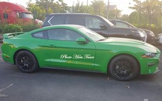 Ford Mustang 2018 màu xanh lá độc nhất Việt Nam "khui công" trước năm Canh Tý