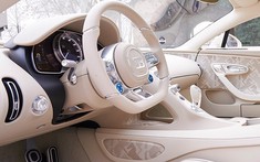 Chiêm ngưỡng nội thất đậm dấu ấn Hermes trong chiếc Bugatti Chiron của một "ông trùm" nhà đất