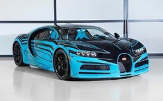 Siêu xe Bugatti Chiron phiên bản "ngựa vằn" có một không hai lộ diện
