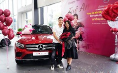 Trung vệ Bùi Tiến Dũng tậu SUV sang tiền tỷ Mercedes-Benz GLC tặng bà xã xinh đẹp