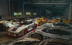 Khám phá "gara Porsche bí mật" với hàng tá chiếc xe quý hiếm