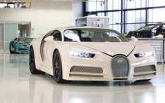 Diện kiến siêu xe Bugatti Chiron đặc biệt của "ông trùm" nhà đất, được tạo ra với sự giúp đỡ của Hermes