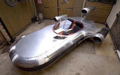 Xe bay Landspeeder trong phim "Star Wars" trở thành hiện thực bởi người đàn ông này