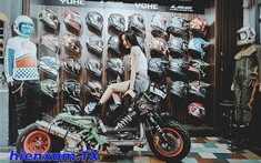 Cô nàng cá tính bên Honda Zoomer độ trục cơ sở kéo dài