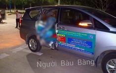 Video: Yamaha Exciter va chạm với xe 7 chỗ, thanh niên nằm vắt trên cửa sổ ô tô tại Bình Dương