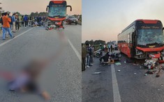 Xuống đóng cốp ô tô khách, nữ phụ xe chết thảm trong tai nạn liên hoàn trên cao tốc Hà Nội - Bắc Giang