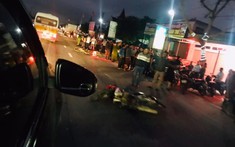 Video: 2 xe máy va chạm, 1 thiếu úy công an bị xe công nông cán tử vong tại Hà Tĩnh