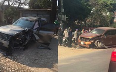 Hà Nội: Xe bán tải vượt ẩu, tông trực diện SUV sang Range Rover, gây tai nạn liên hoàn khiến 2 người bị thương