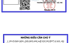 BHXH Việt Nam ban hành mẫu thẻ BHYT mới