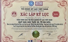 Công bố 2 kỷ lục quốc gia, tôn vinh bộ sách “Nhật ký thời chiến Việt Nam” cho quỹ “Mãi mãi tuổi 20” và nhà văn Đặng Vương Hưng