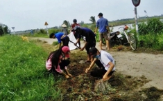 Mô hình bảo vệ môi trường xã An Điền, tỉnh Bến Tre góp phần Xanh - Sạch - Đẹp xây dựng xã nông thôn mới