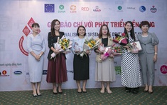 Trao giải báo chí với phát triển bền vững 2019