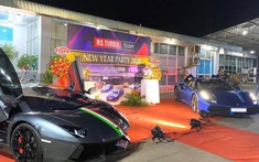 Dàn siêu xe tham dự tiệc tất niên của nhóm chơi xe ở Bình Phước