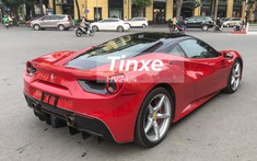 Siêu xe Ferrari 488 GTB tái xuất tại Hà Nội trong những ngày người dân đối phó với đại dịch virus corona