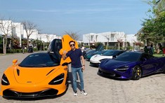 Dàn siêu xe cực phẩm của Cường "Đô-la" và đoàn Car Passion ăn tiệc tất niên tại Long Hải, nhân tố bất ngờ McLaren 720S Spider
