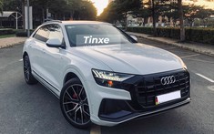 Cận cảnh 1 trong 2 chiếc Audi Q8 2019 mang màu trắng ở Việt Nam, chủ nhân còn sở hữu siêu xe "khủng"