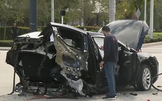 Đây là thiệt hại của Tesla Model X khi bị Nissan GT-R vượt đèn đỏ tông trúng