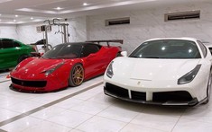 Siêu xe Ferrari 458 Italia độ Liberty Walk chơi Tết ở tỉnh Bình Phước