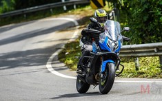 Hãng xe mô tô Trung Quốc CFMoto thử nghiệm mẫu Adventure 800 phân khối mang khối động cơ KTM790