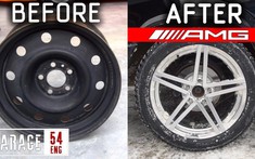 Chứng kiến người Nga dễ dàng làm nhái la-zăng AMG từ la-zăng thép rẻ tiền