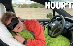 Chứng kiến YouTuber thực hiện chuyến đi dài 1.921 km, 36 giờ chỉ bằng Autopilot của Tesla Model X